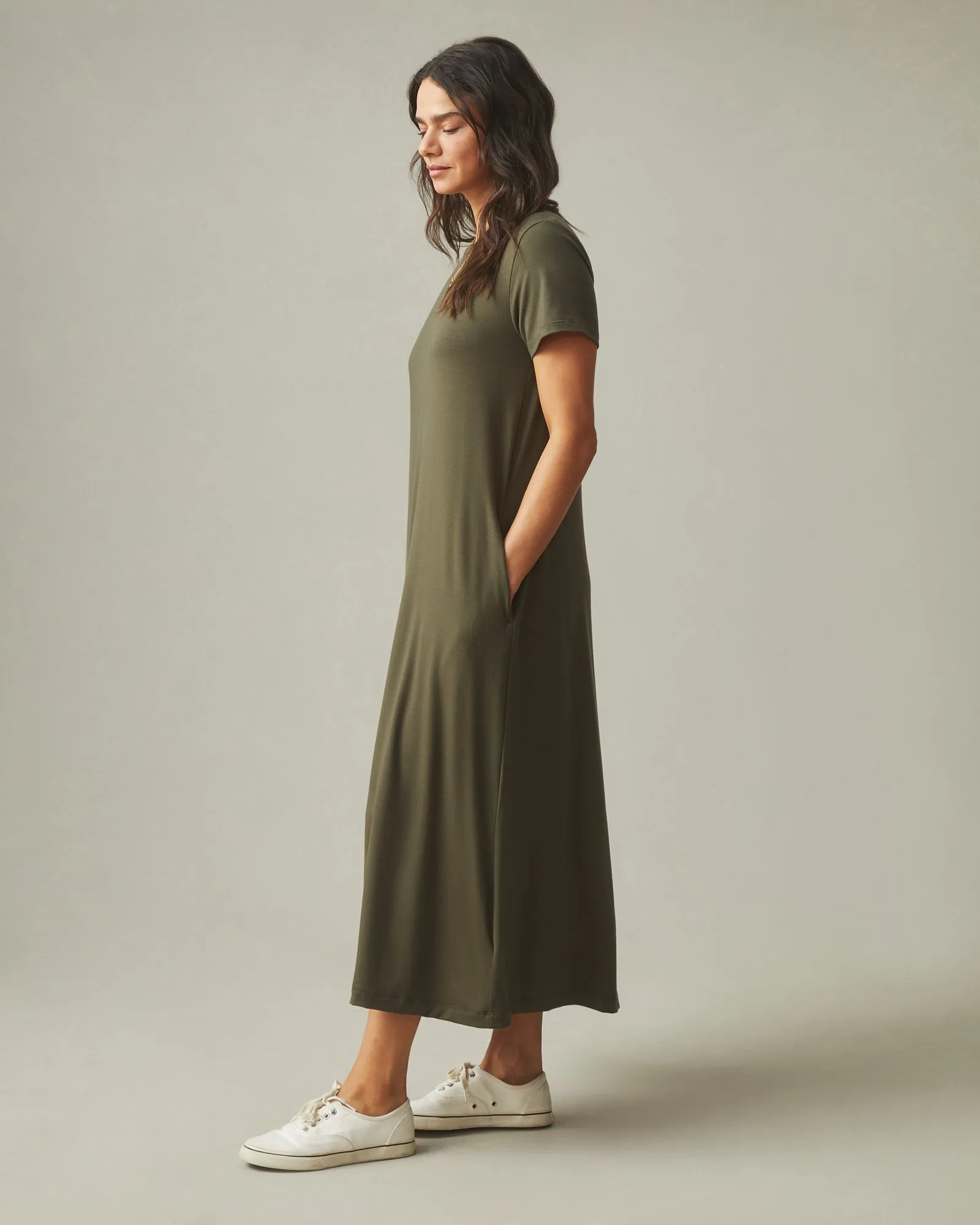 Flex Maxi Dress - Olive