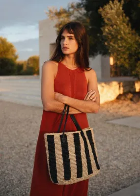 Franci Bag - Black Stripe