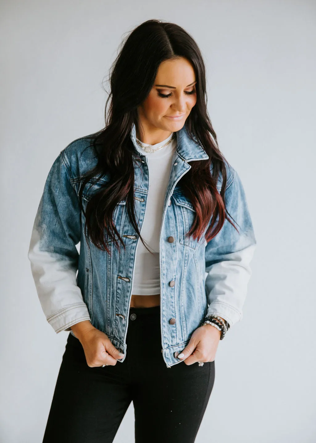 Frankie Vintage Wash Denim Jacket FINAL SALE