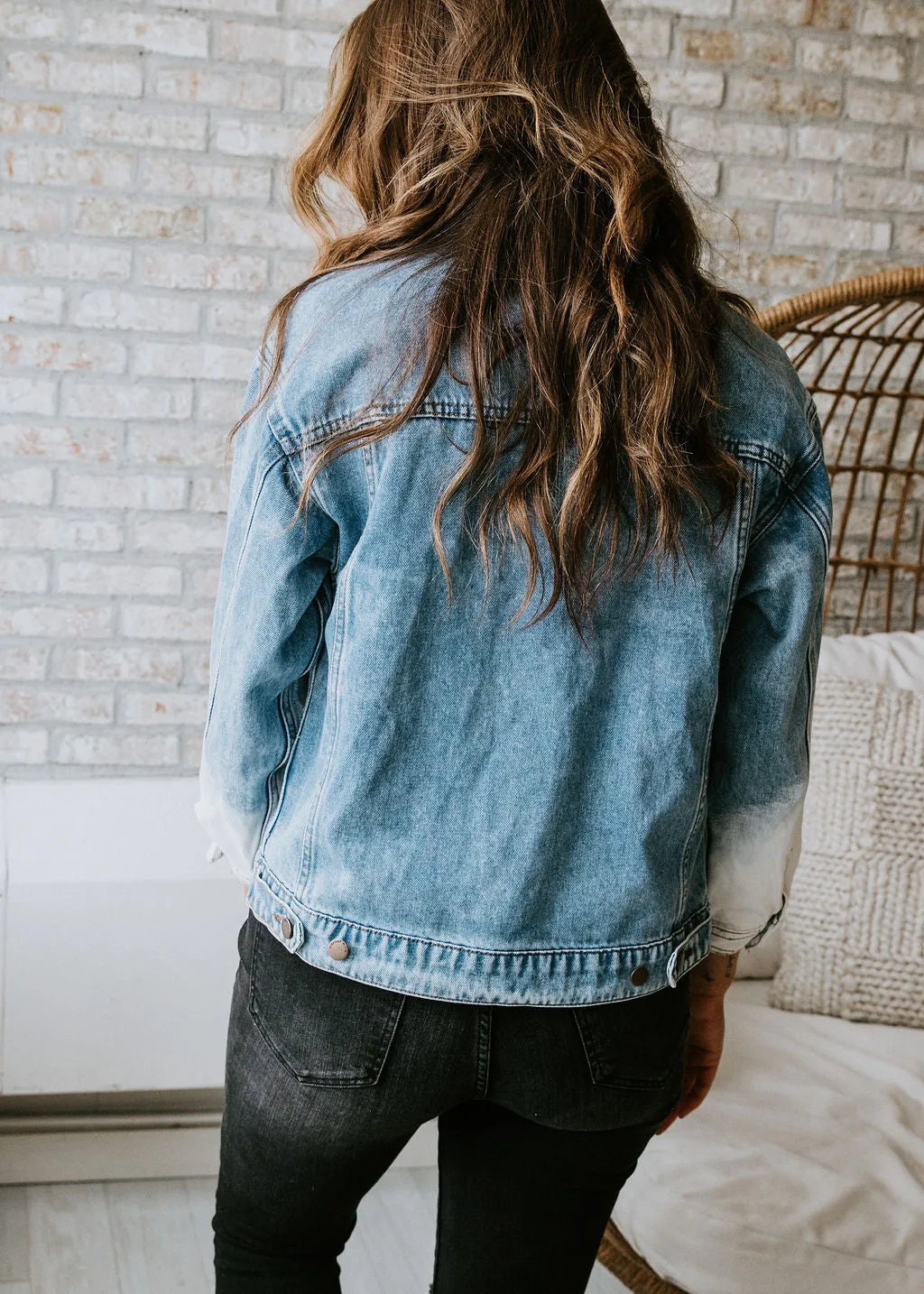 Frankie Vintage Wash Denim Jacket FINAL SALE