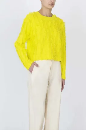 Fringe Sweater - Yellow