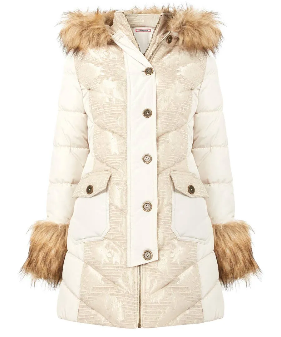 Fur Trim Puffa Coat