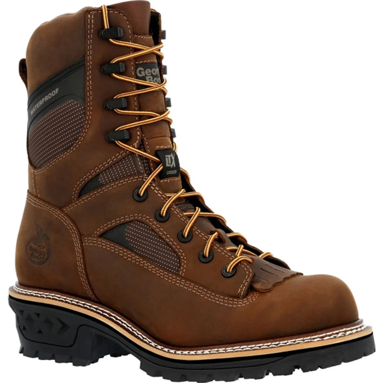 Georgia Boot GB00616 LTX Soft Toe Non-Insulated Brown Loggers