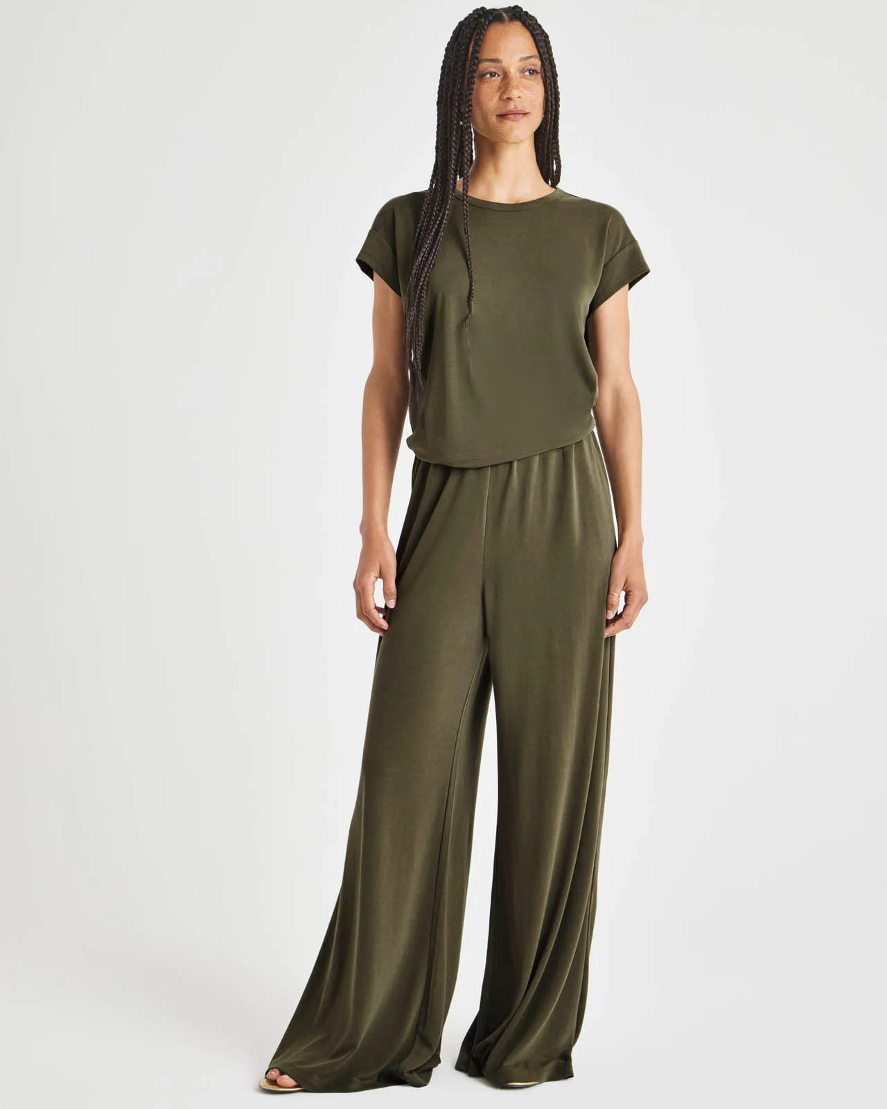 Giada Sandwash Palazzo Pant