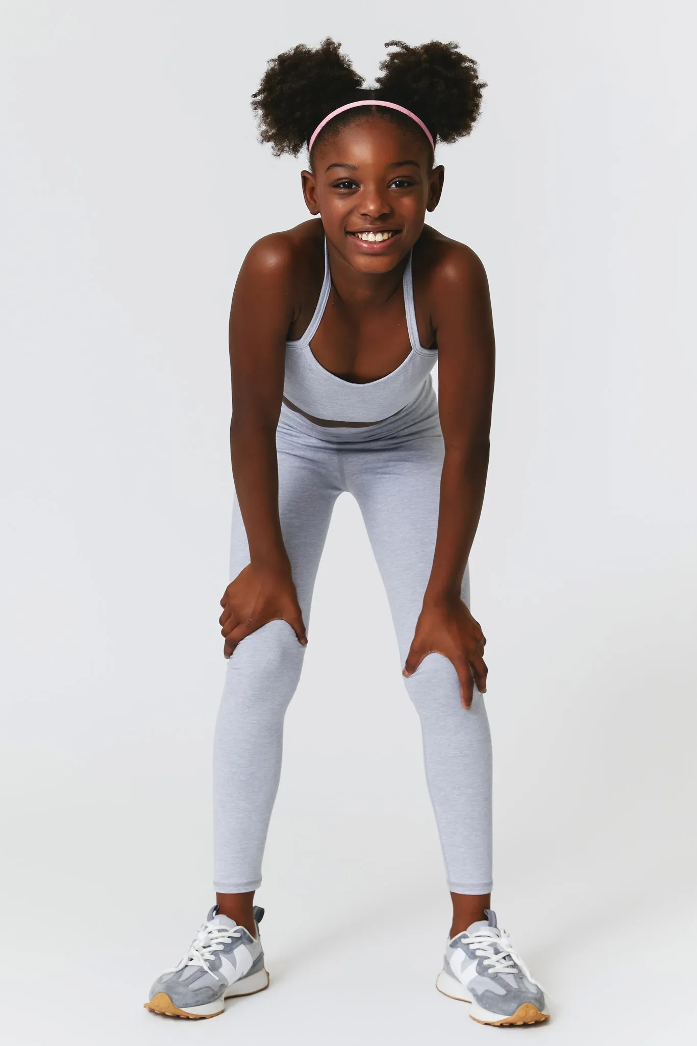 Girls TLC Leggings in Collegiate Gray