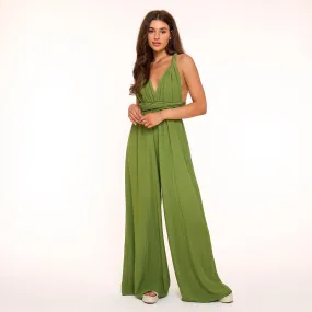 Groene Halter - Jumpsuit