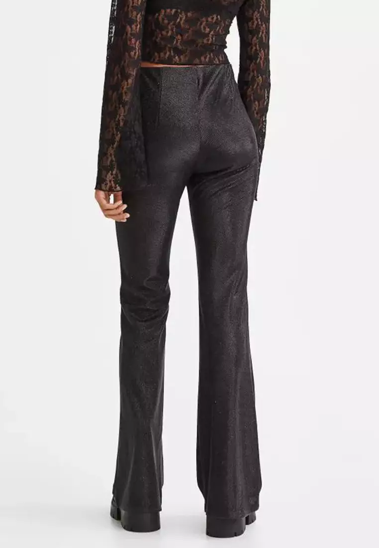 H&M Glittery Flared Leggings