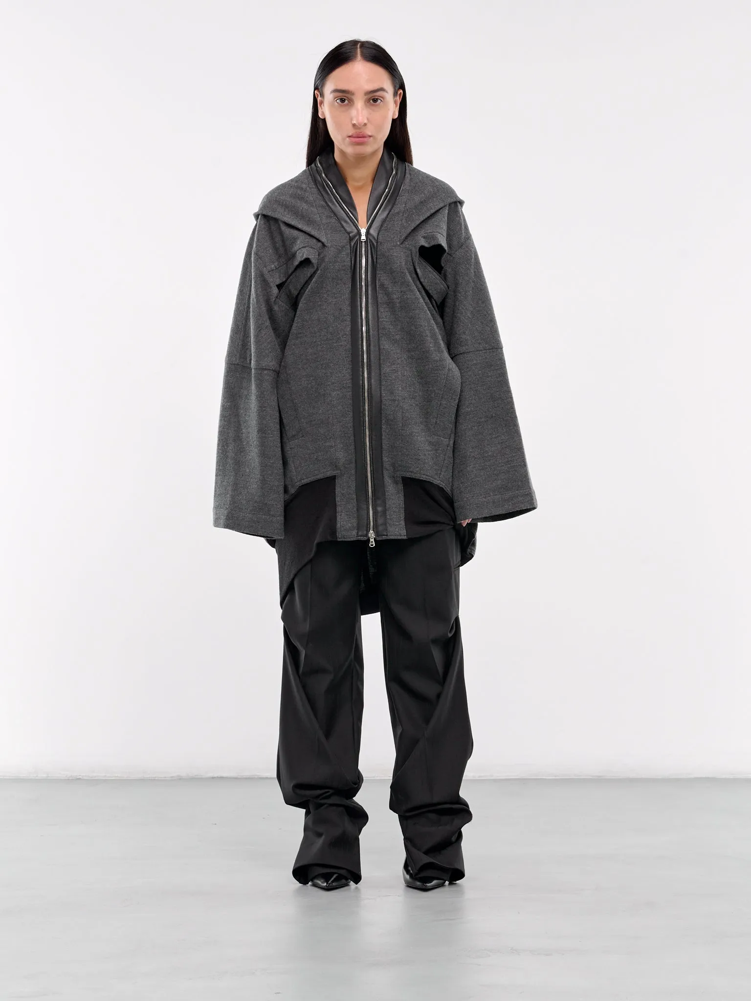 Hanger Hooded Jacket (T35-CHARCOAL)