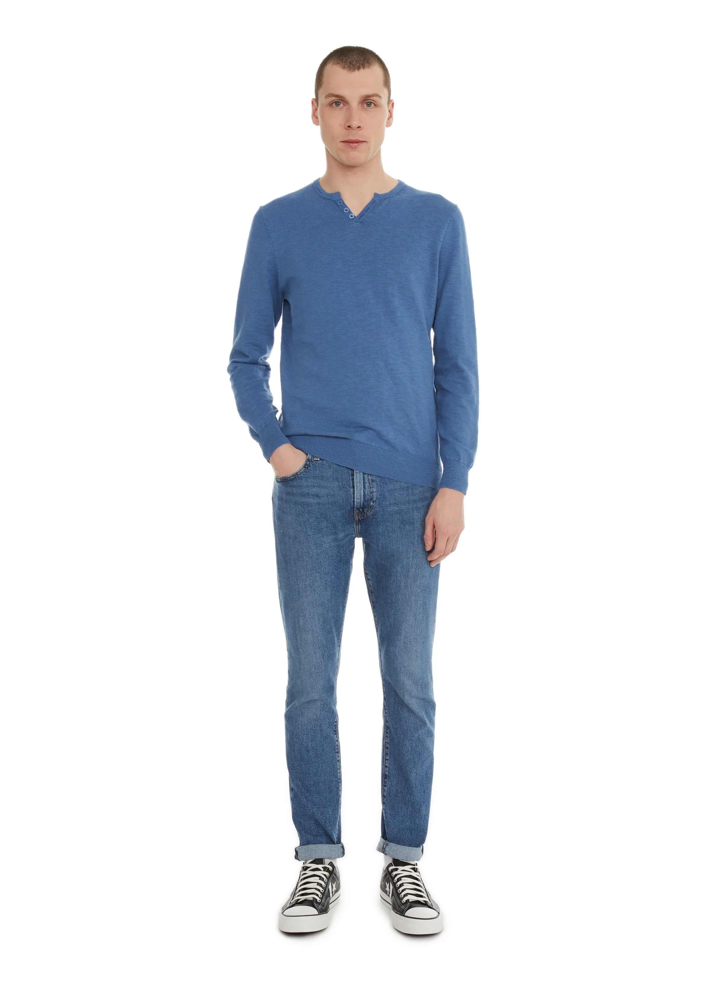 Harris wilson  Cotton Sweatshirt - Blue