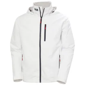 Helly Hansen Men's White Crew Hooded Midlayer Jacket 2.0