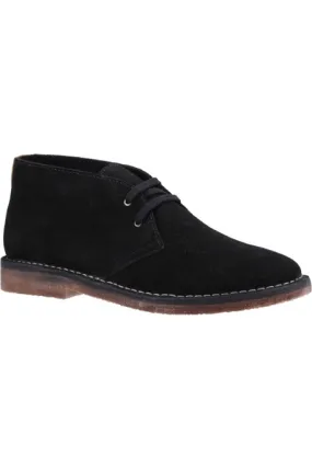 Hush Puppies - Samuel Boot in black suede