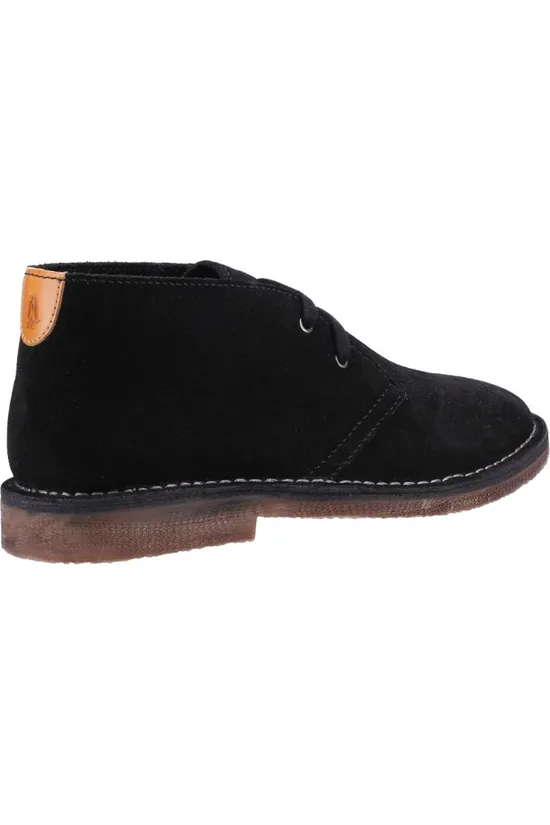 Hush Puppies - Samuel Boot in black suede