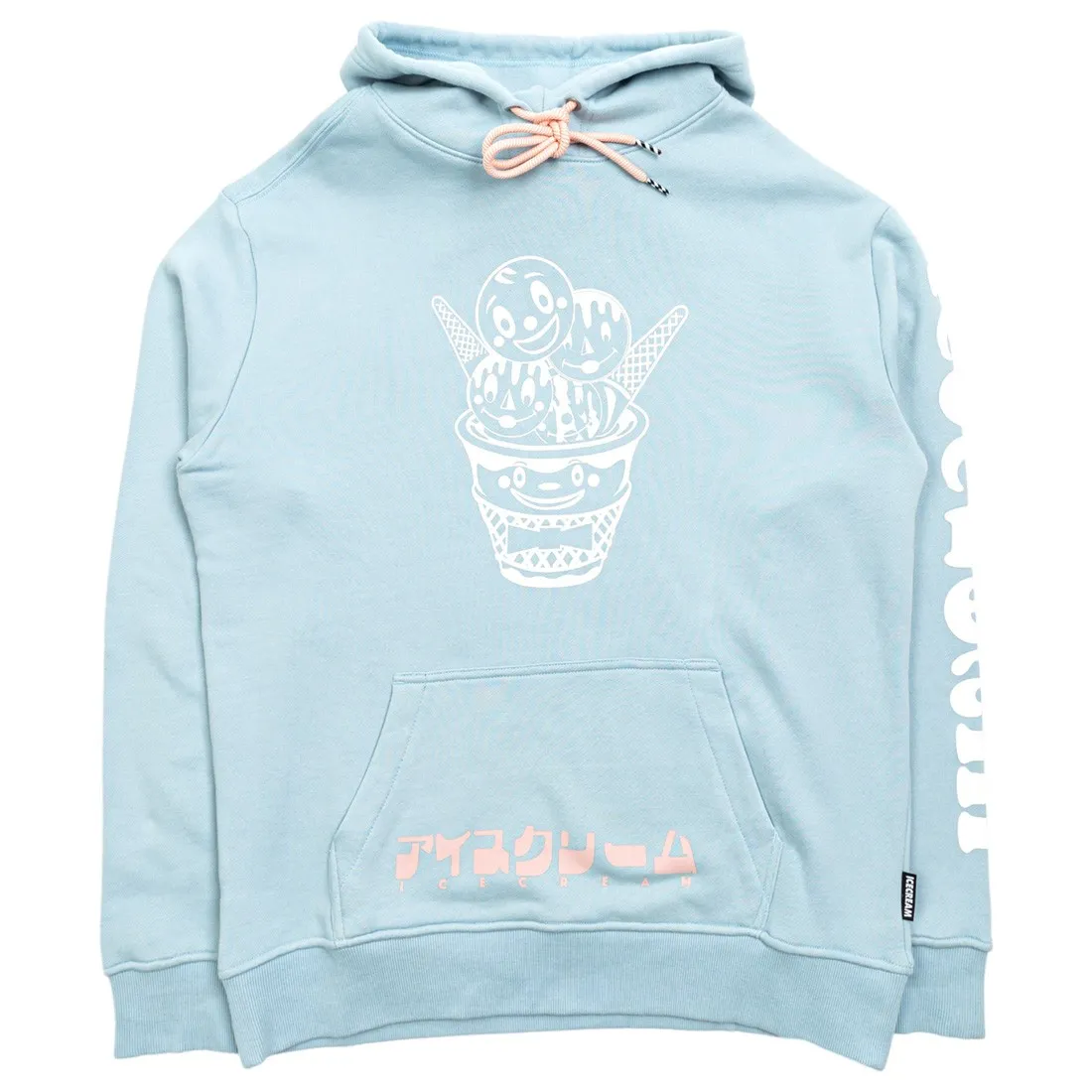 Ice Cream Men Bow Tie Hoody (blue)