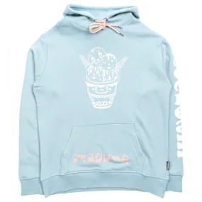 Ice Cream Men Bow Tie Hoody (blue)