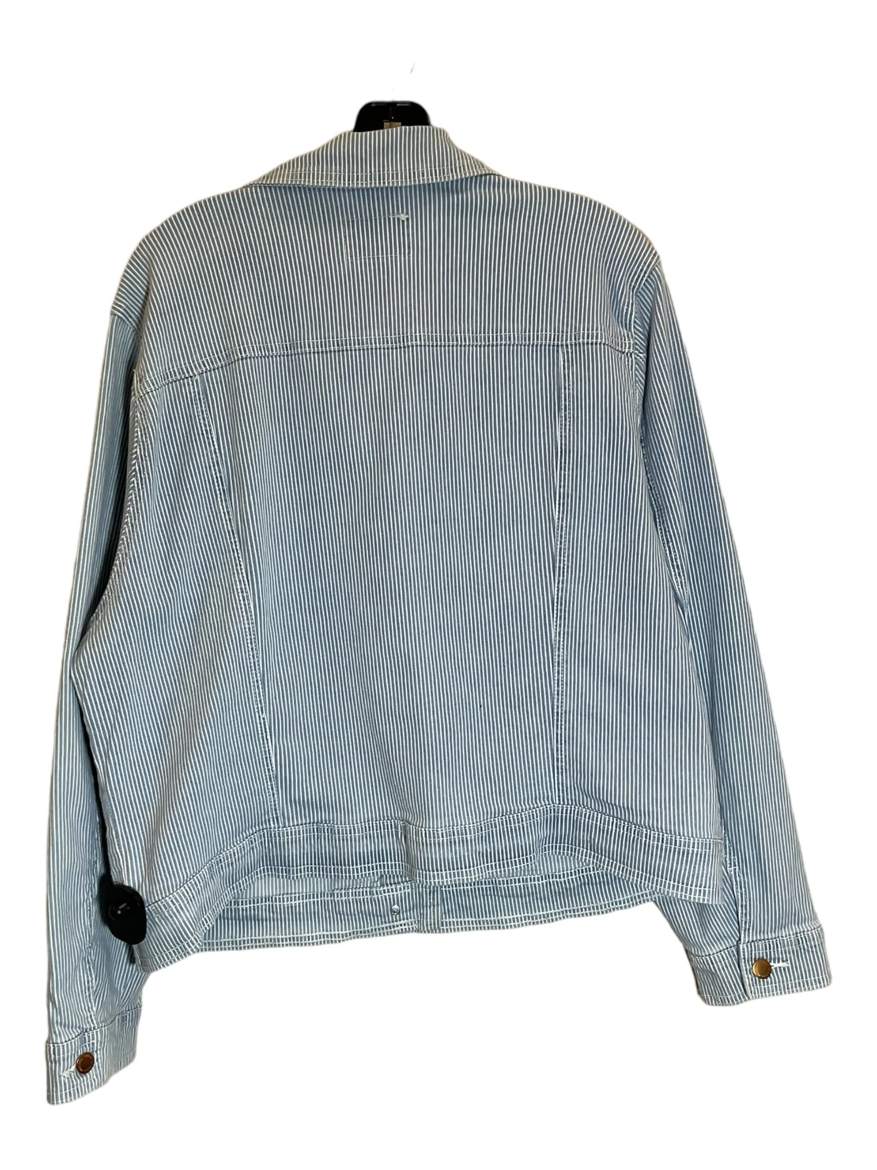 Jacket Denim By Universal Thread In Blue & White, Size: Xl