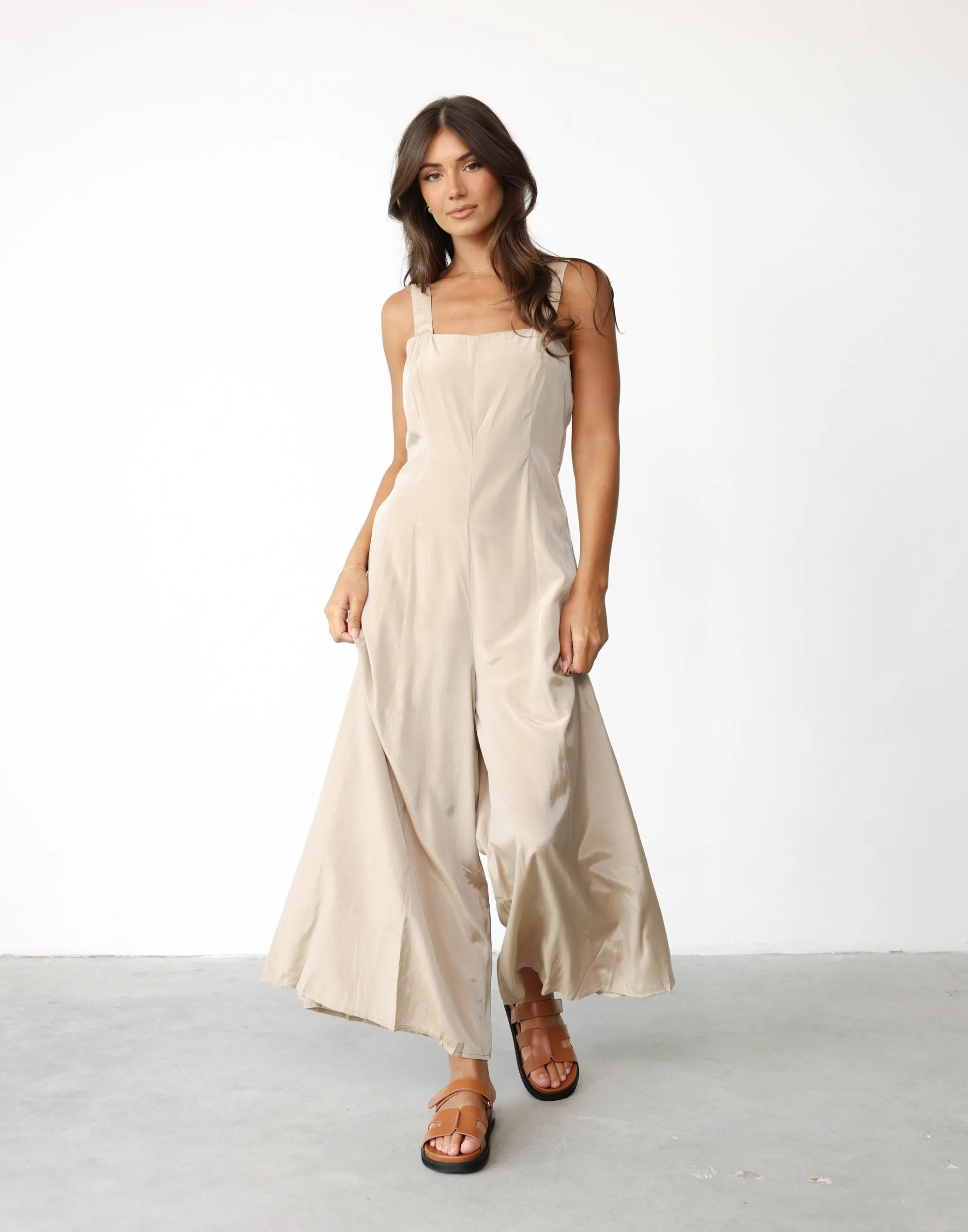 Jodi Jumpsuit (Beige)