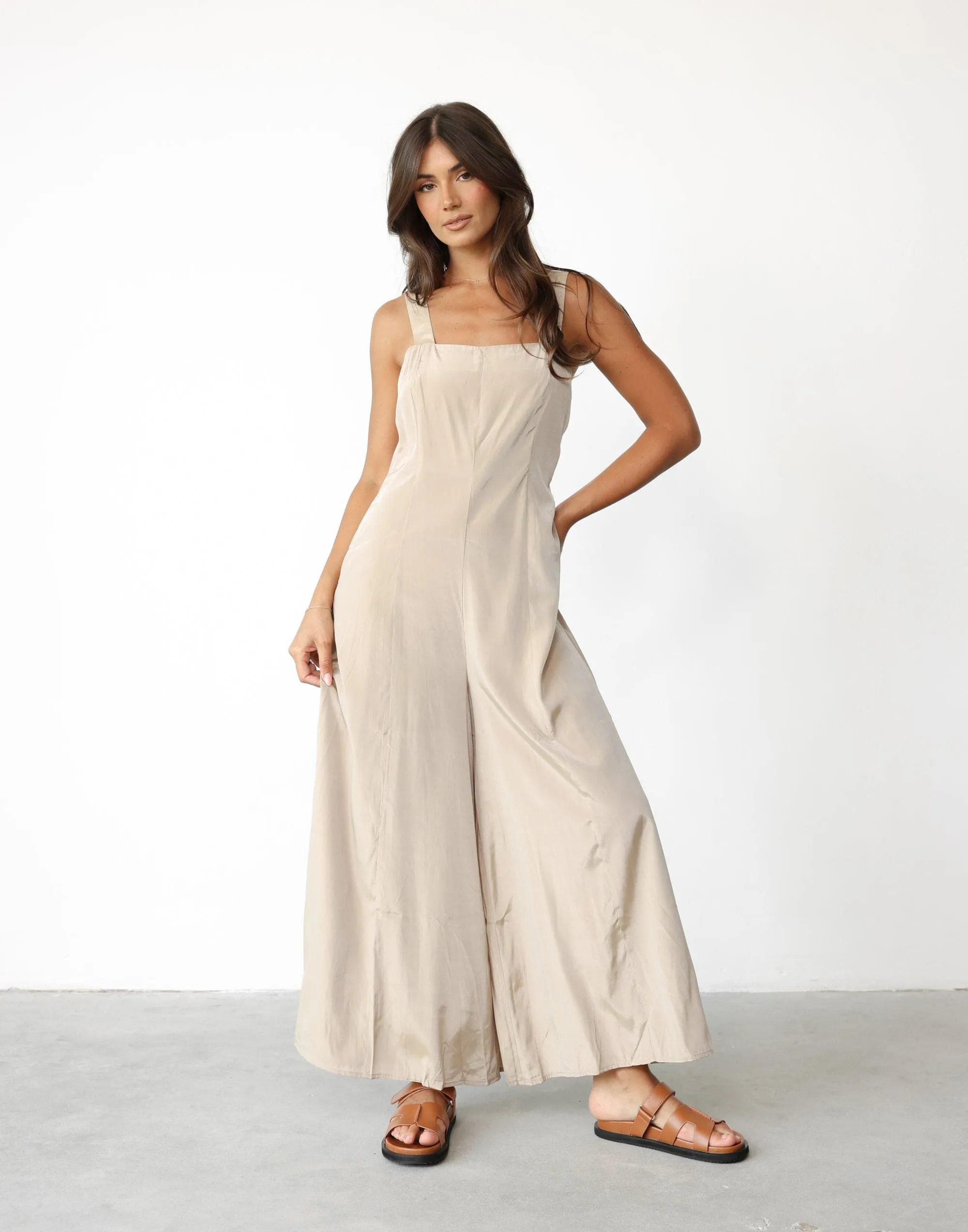 Jodi Jumpsuit (Beige)