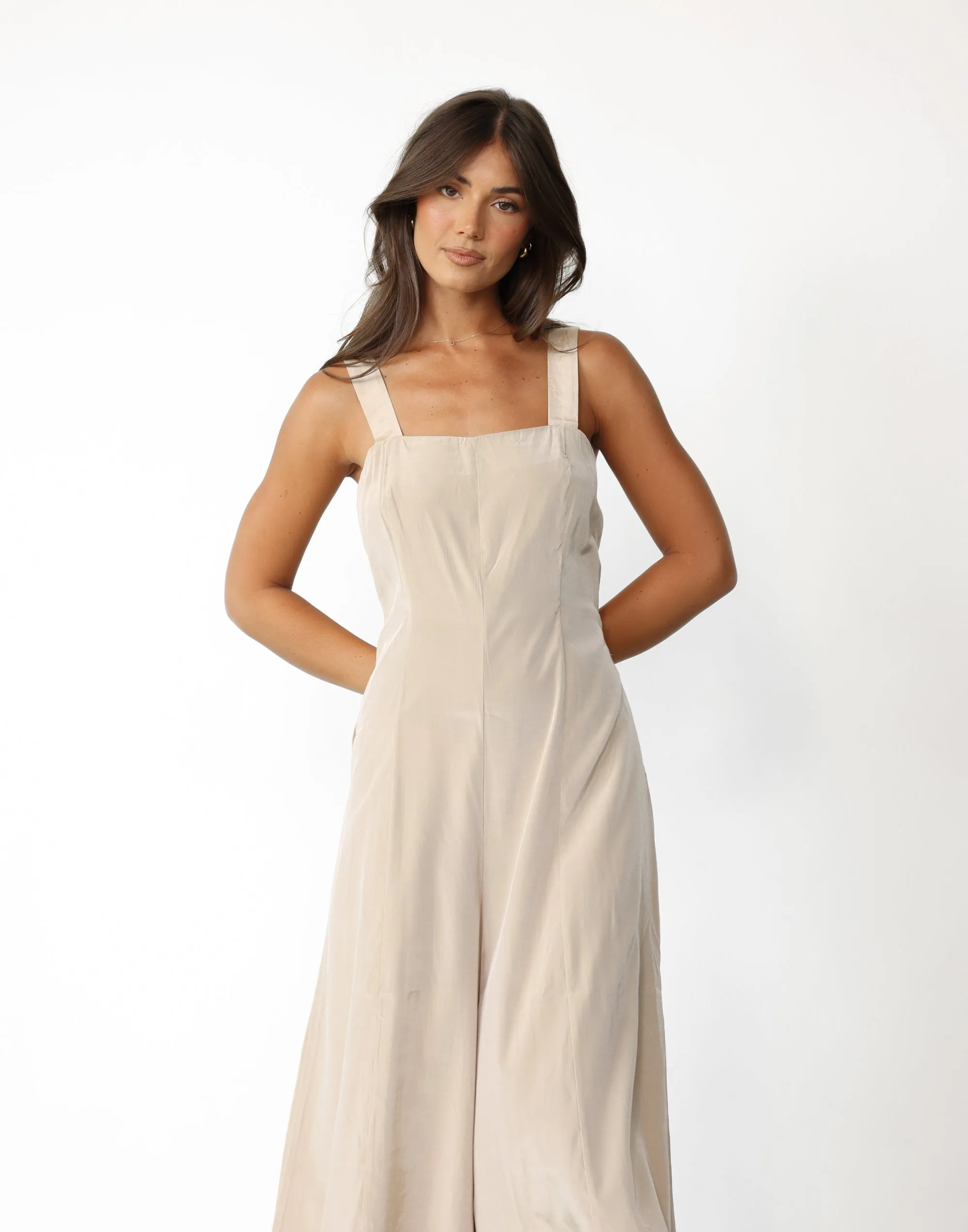 Jodi Jumpsuit (Beige)