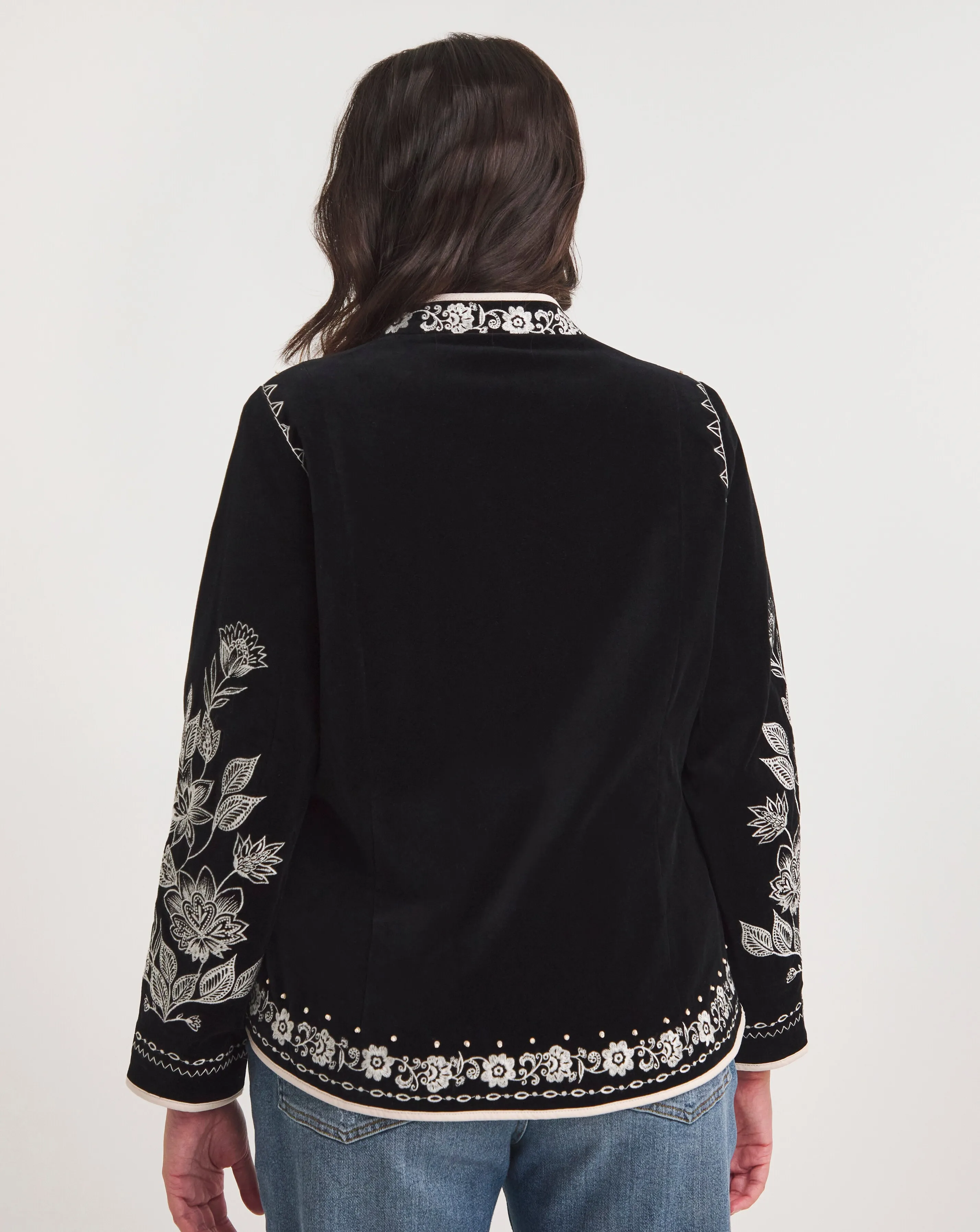 Joe Browns Black Extraordinary Embrodiered Boutique Jacket | Simply Be