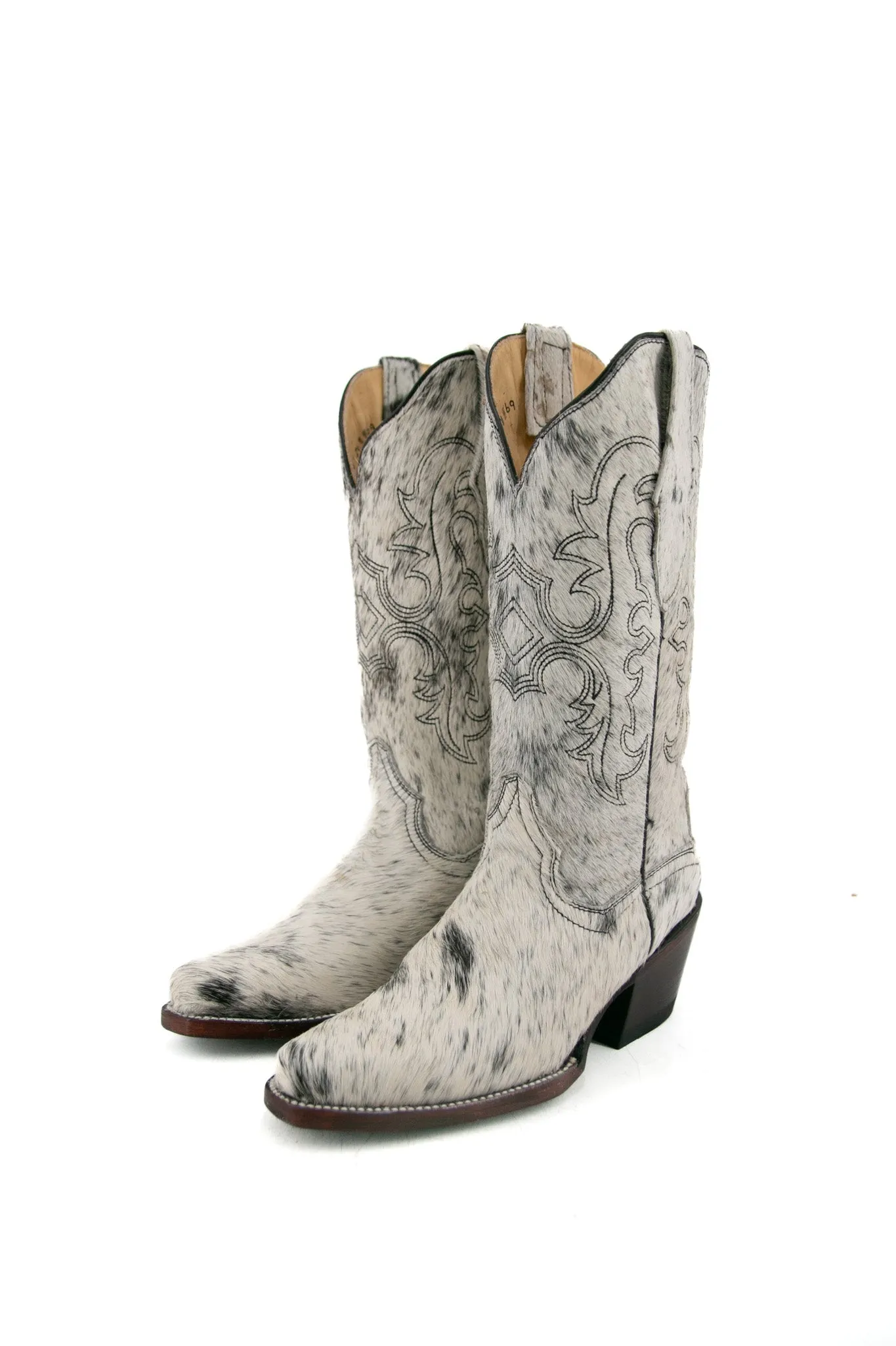 Katherine Cowhide Snip Toe Cowgirl Boot Size 7 Box BW9 FINAL SALE