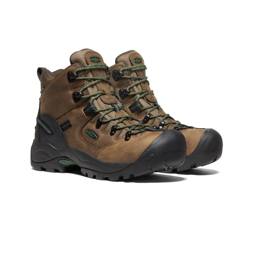 Keen Men's Pittsburgh Energy 6-In Carbon Fiber Toe Waterproof Boot in Brown