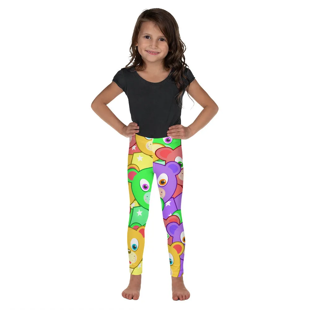 Kid's Leggings Teddy Bear