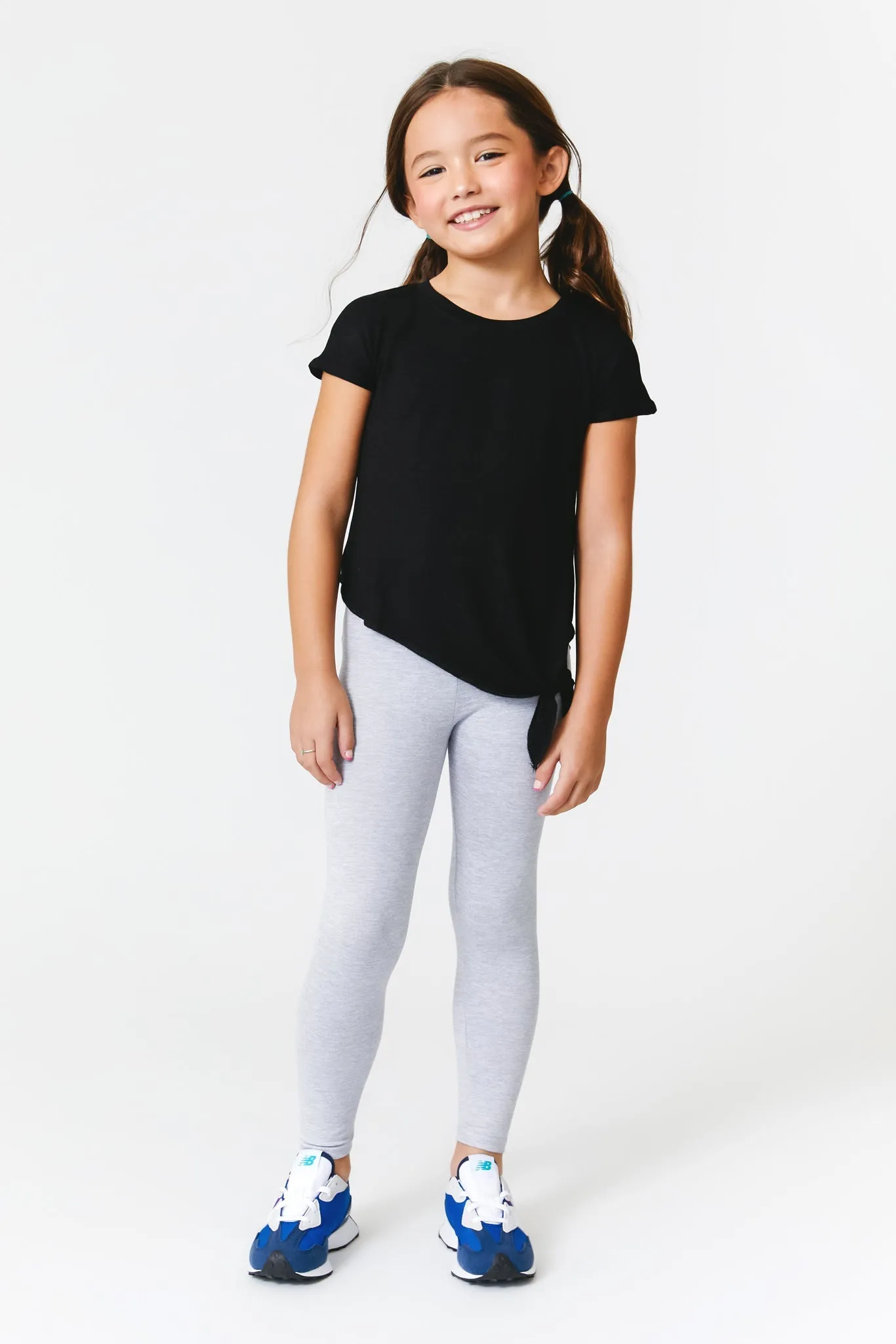 Kids TLC Leggings in Collegiate Gray