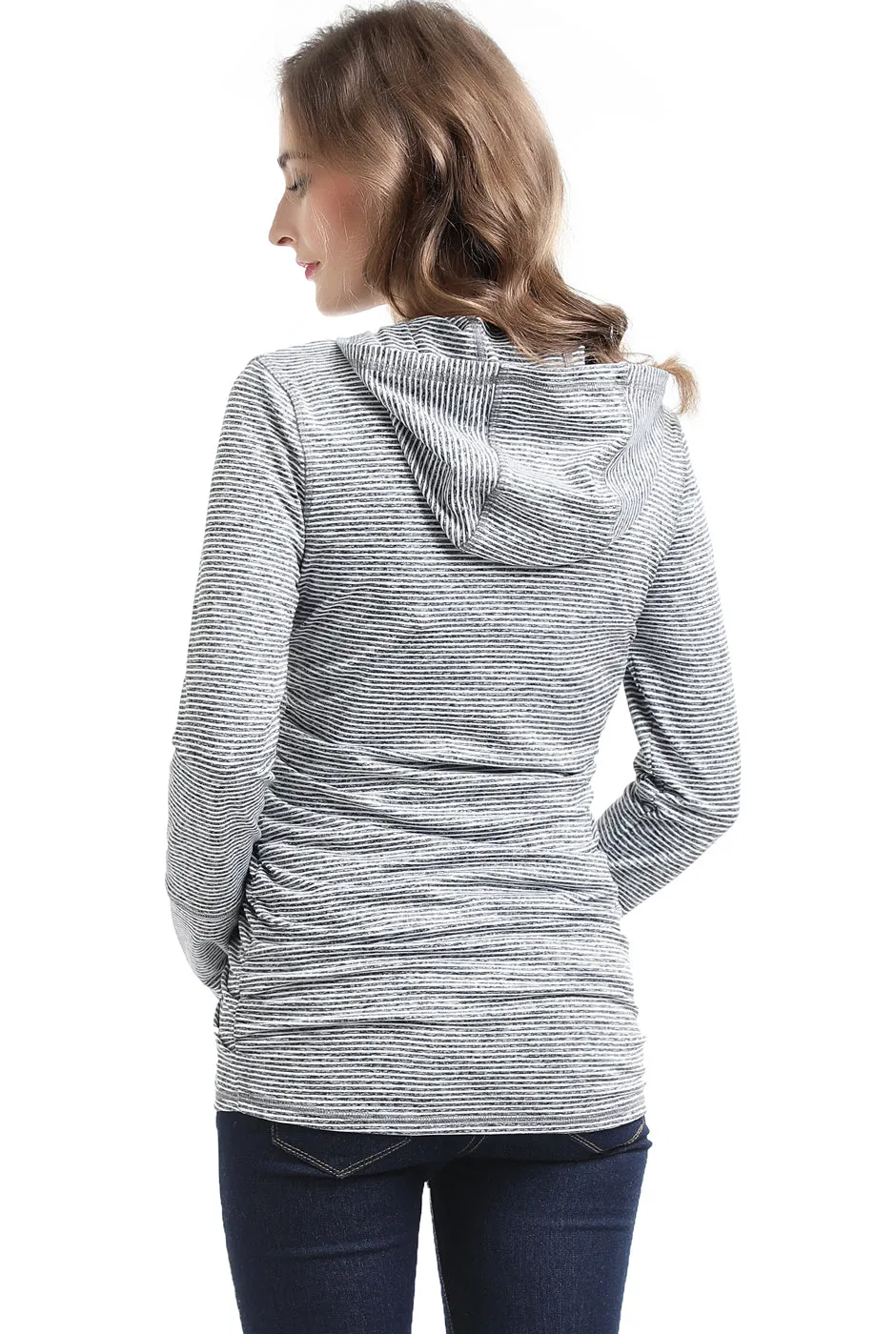 Kimi + Kai Maternity Haven Hooded Performance Yoga Jacket