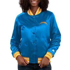 LA Chargers Full Count Powder Blue Satin Jacket