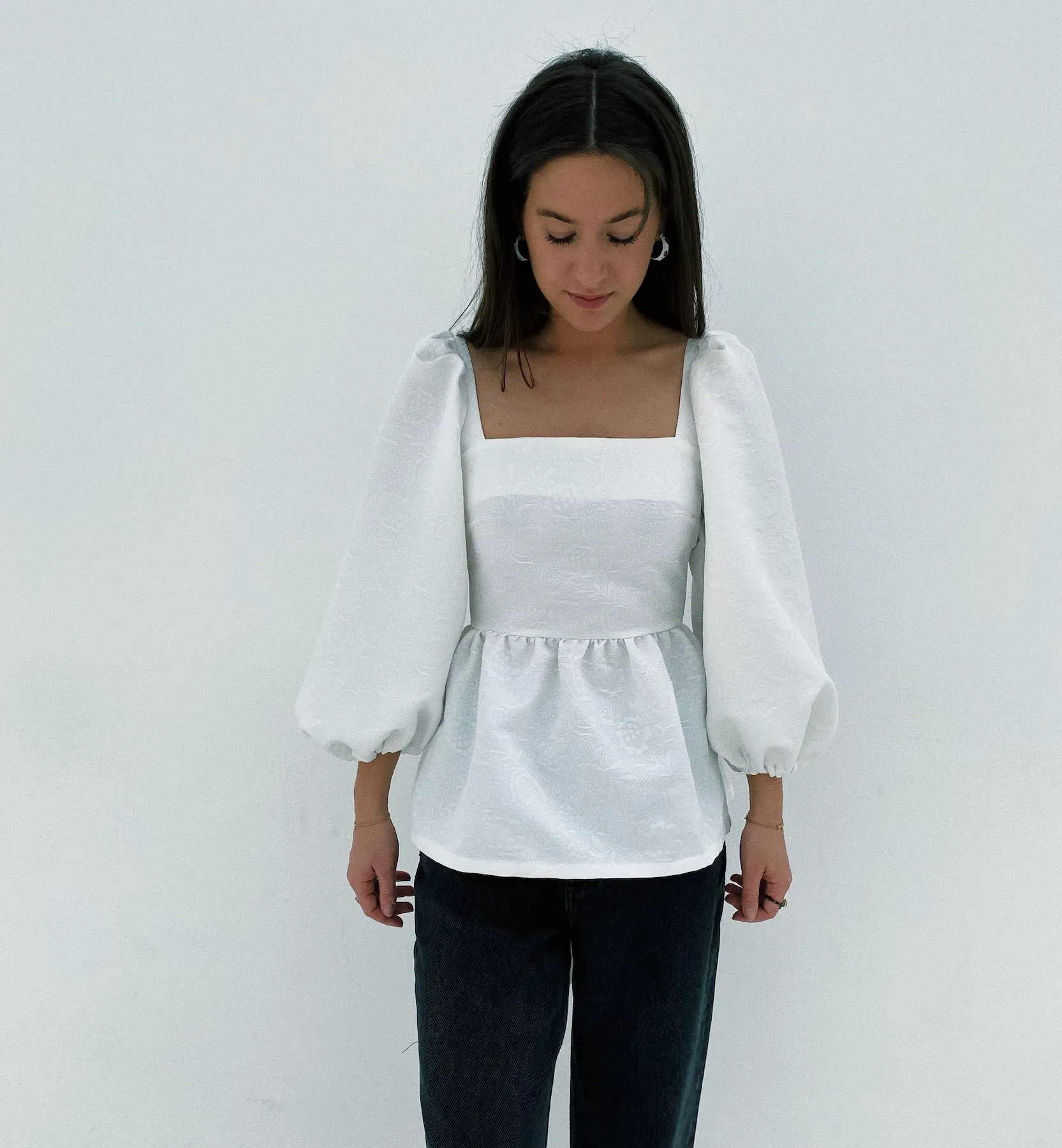 Laagam Cecile White Top