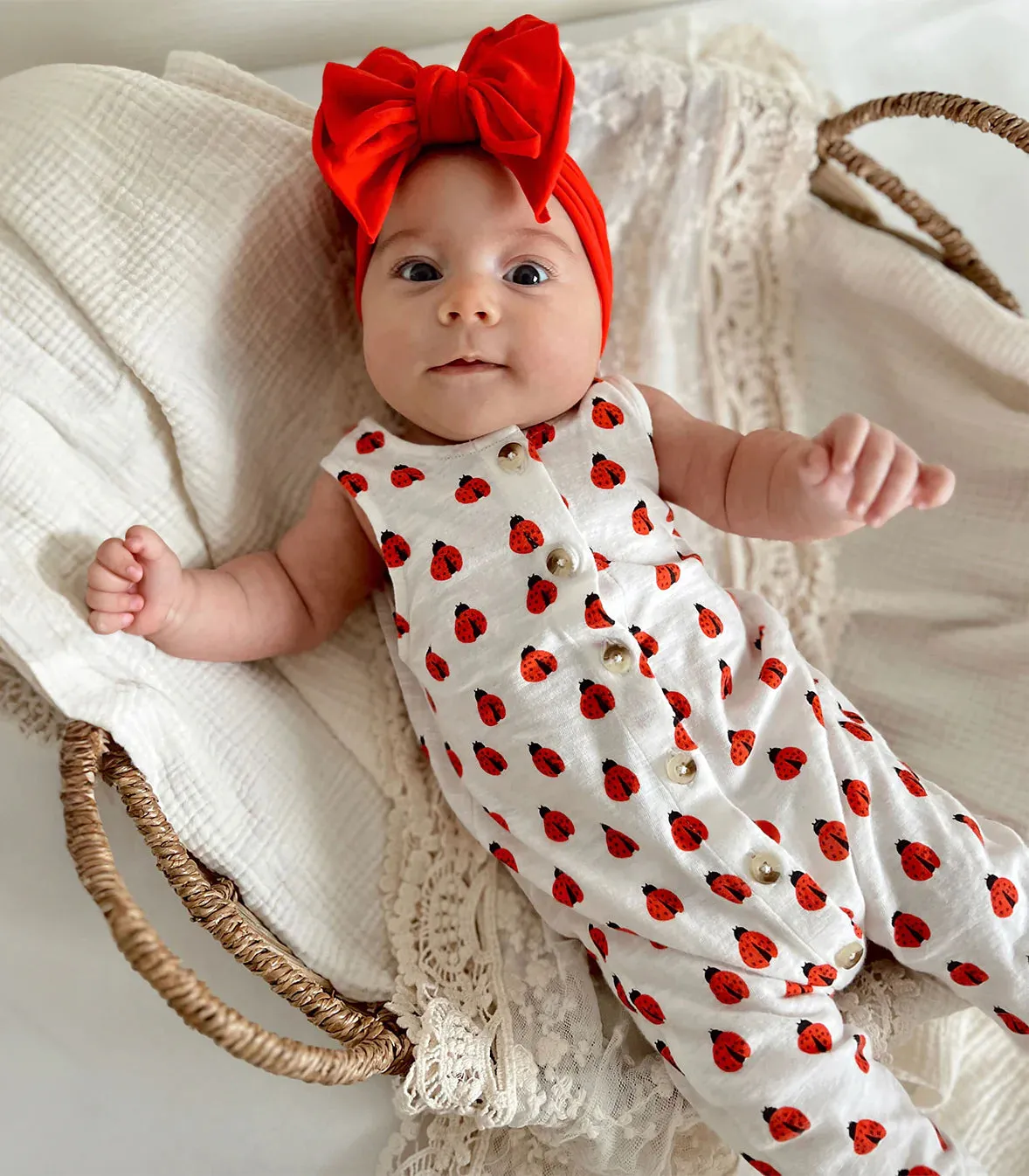 Ladybug / Organic Bay Jumpsuit