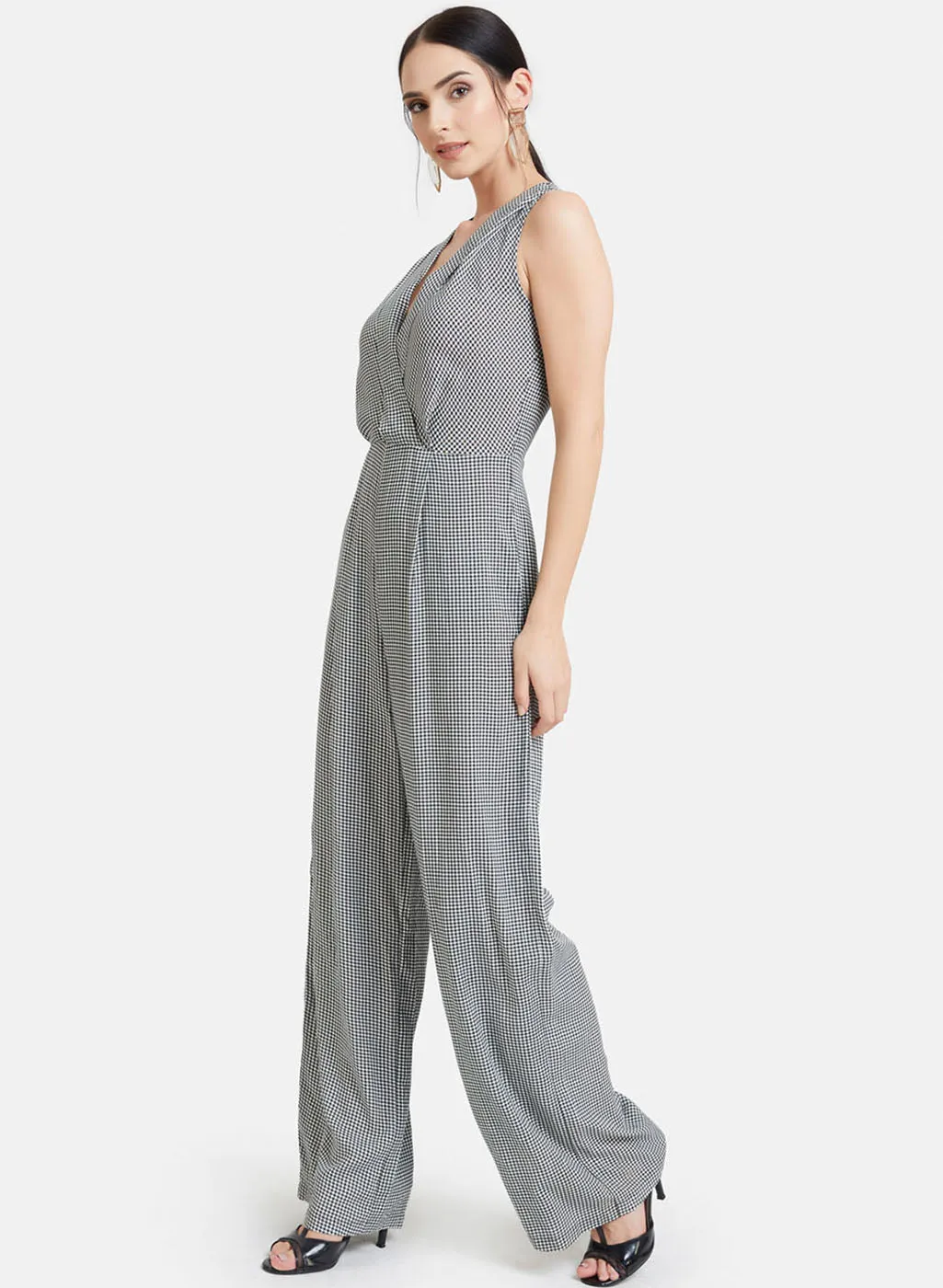 Lapel Collar Jumpsuit