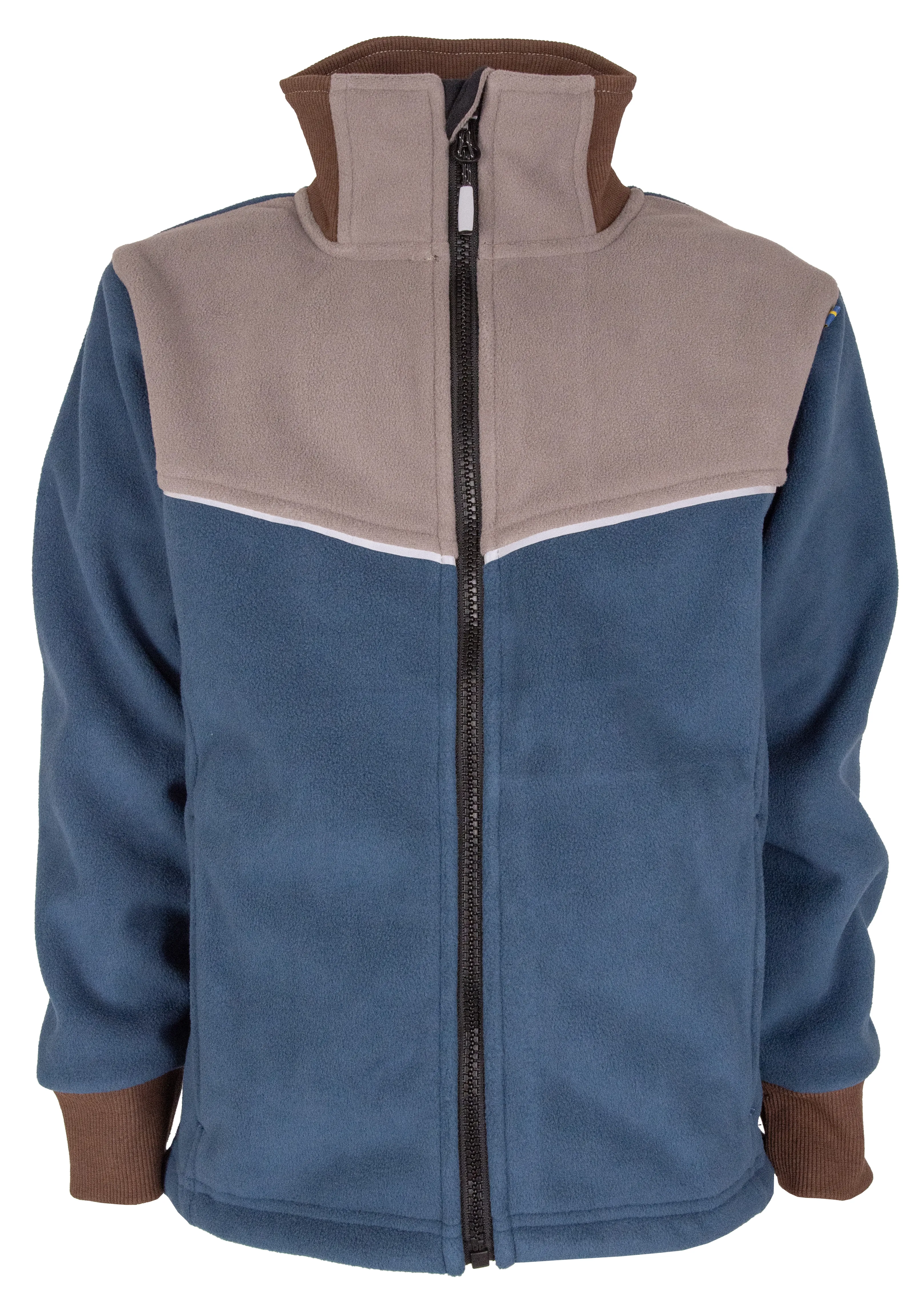 Lindberg Kids' Stormy Jacket Windfleece Grey/Dark Blue | Buy Lindberg Kids' Stormy Jacket Windfleece Grey/Dark Blue he