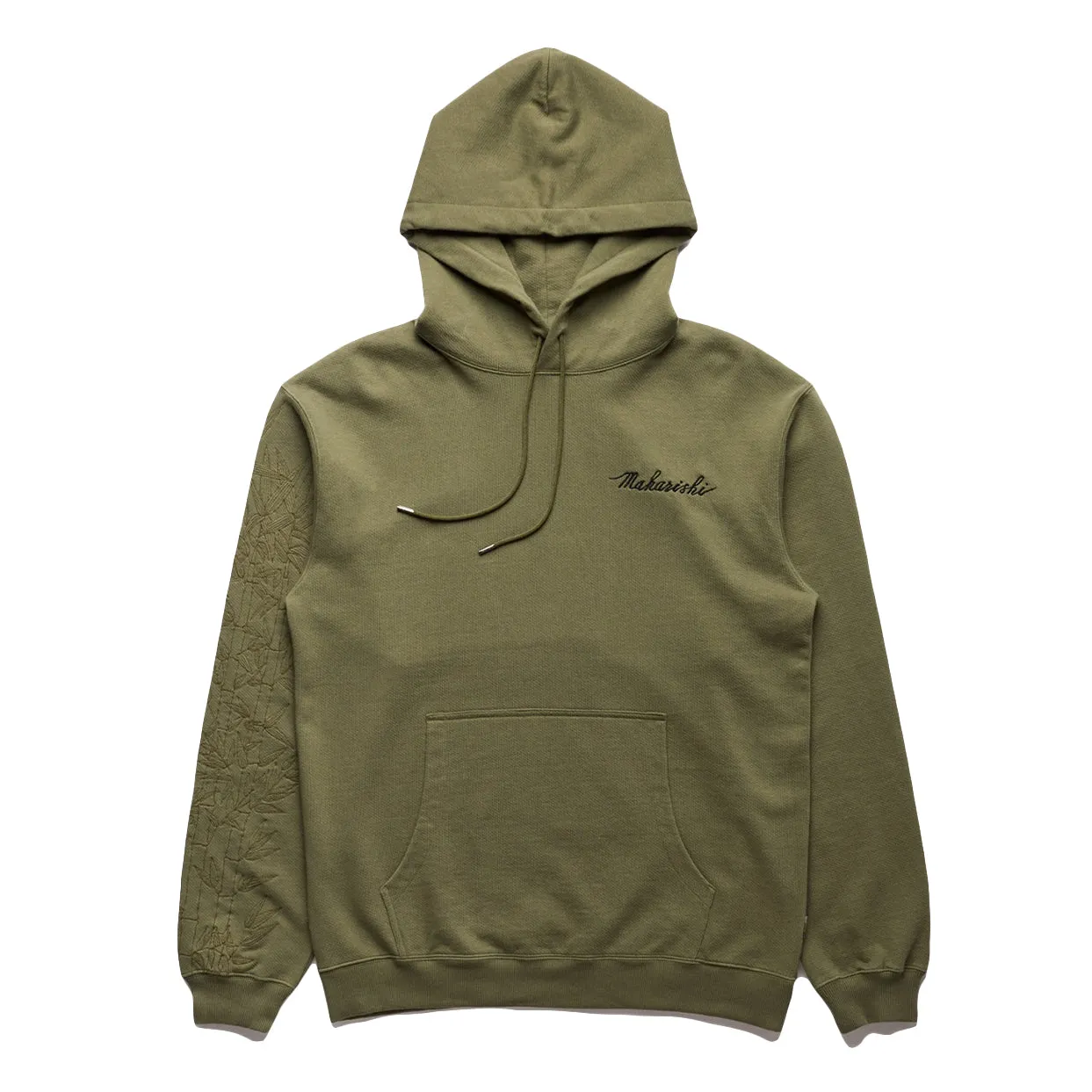 Maharishi Men Dragon Bamboo Hooded Sweater Olive