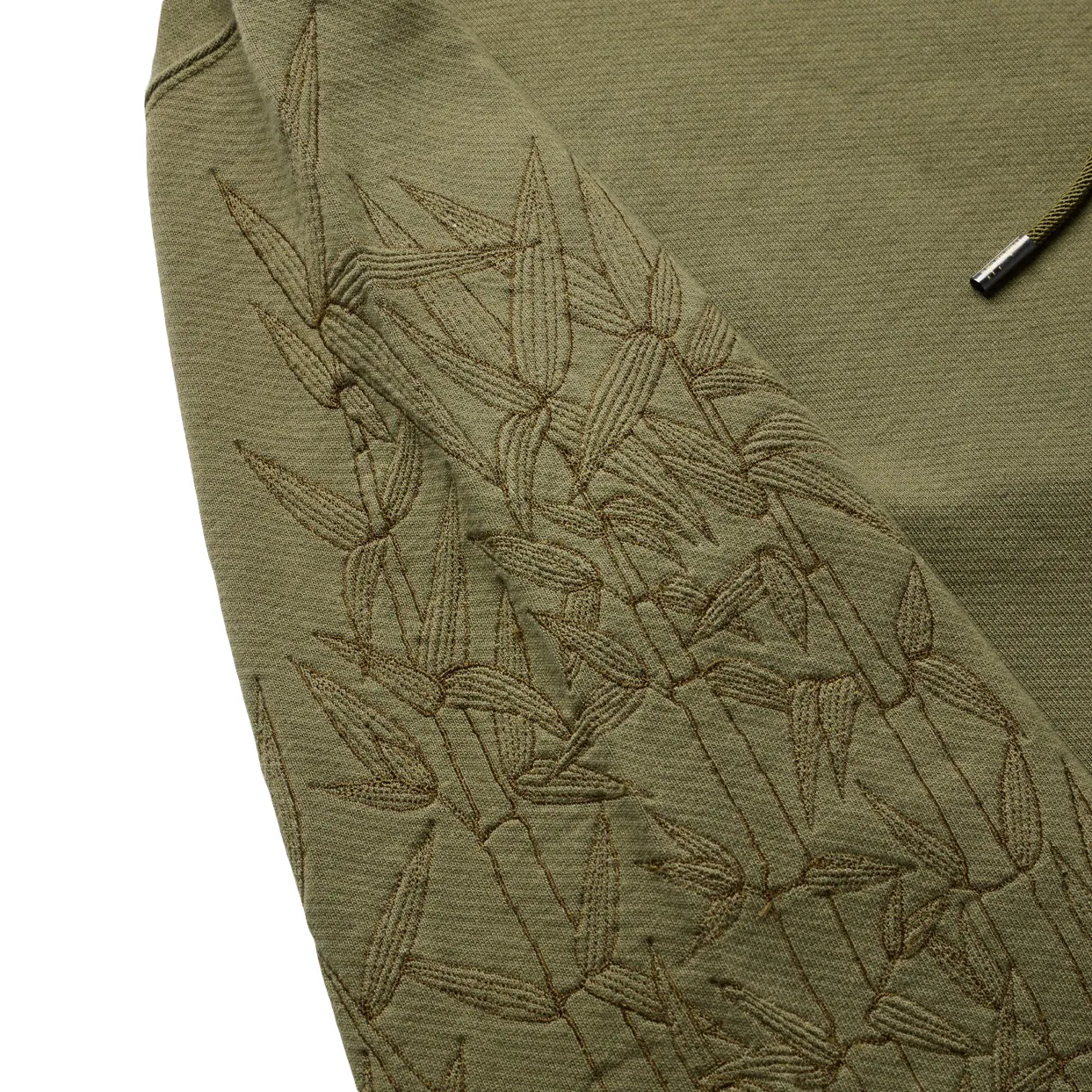 Maharishi Men Dragon Bamboo Hooded Sweater Olive