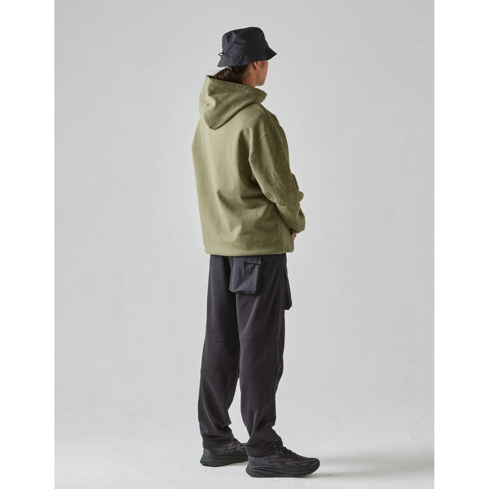 Maharishi Men Dragon Bamboo Hooded Sweater Olive