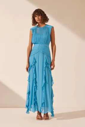 Margot Round Neck Sleeveless Maxi Dress