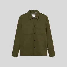 Marseille Cotton Jacket (Olive Night)