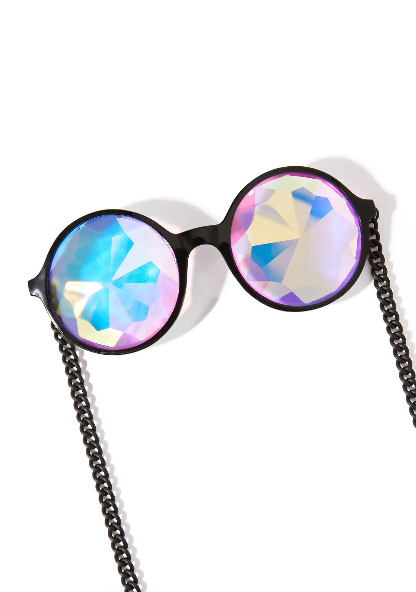 Mosaic Kaleidoscope Chain Glasses-