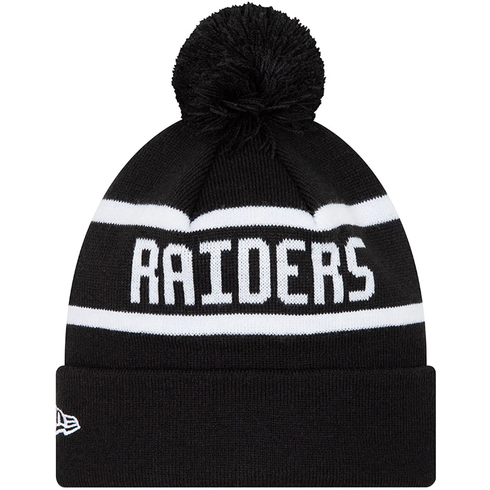 New Era Las Vegas Raiders Jake Cuff Bobble Hat - Black