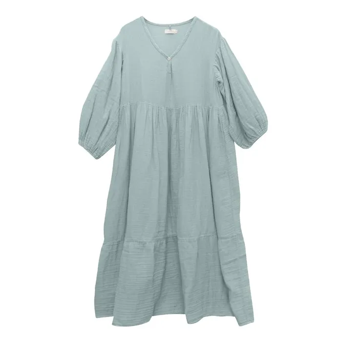 Nico Nico Woman Athena Long Dress Thyme Green