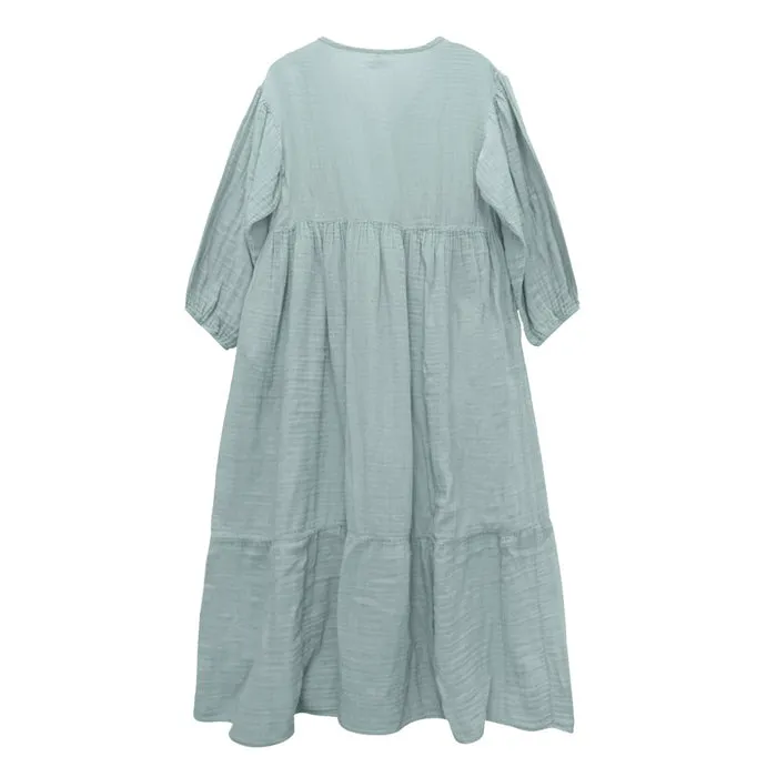 Nico Nico Woman Athena Long Dress Thyme Green