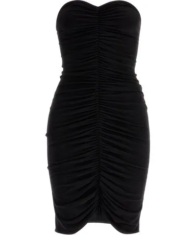 Norma Kamali draped jersey dress