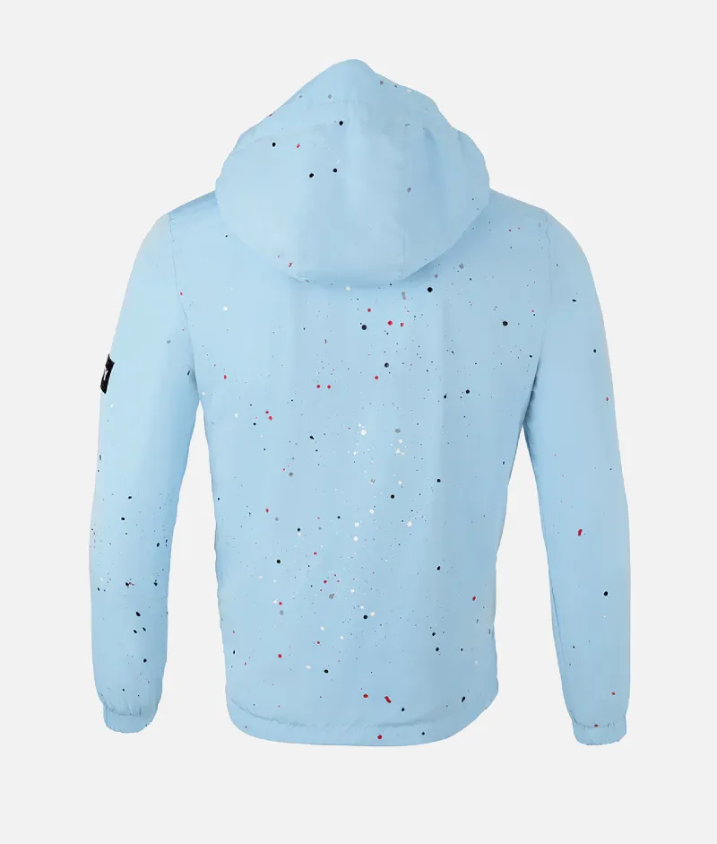 Nvlty Paint Windbreaker Baby Blue | Upto 30% Off