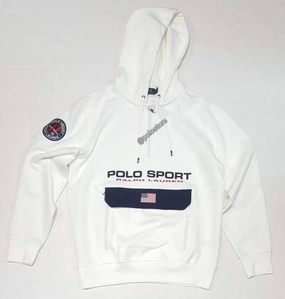 Nwt Polo Ralph Lauren White 12M Yacht Challenge Hoodie With Matching Joggers