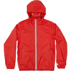 O8 Lifestyle Sam Packable Rain Jacket, Red