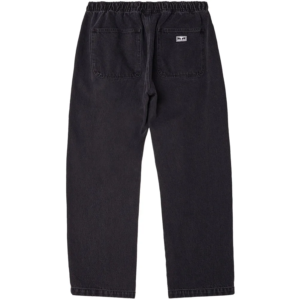 OBEY EASY DENIM PANT // FADED BLACK