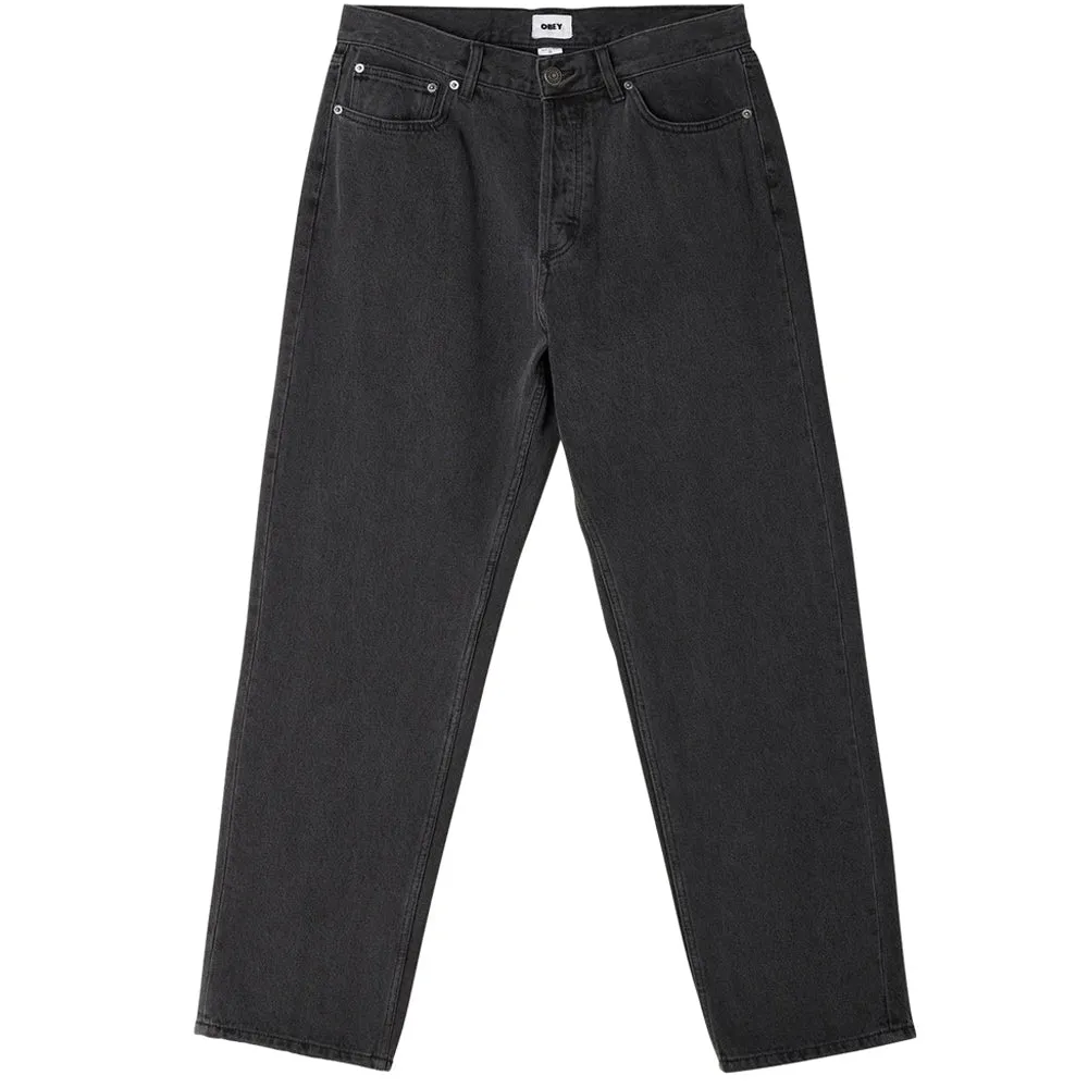 OBEY HARDWORK DENIM PANT // FADED BLACK