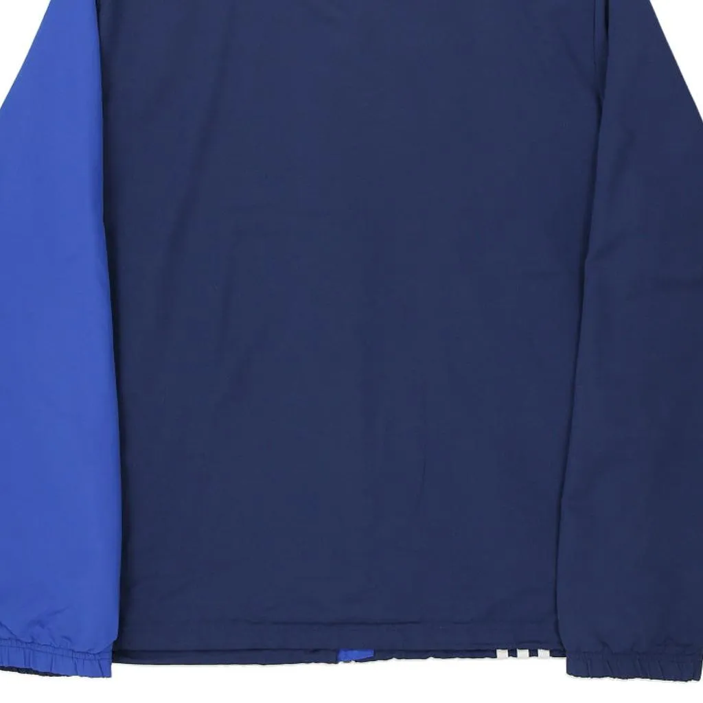 Olympic FC Adidas Jacket - Medium Navy Polyester Blend