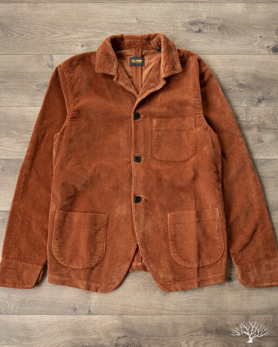 Painter Jacket Organic 8W Corduroy - Terracotta